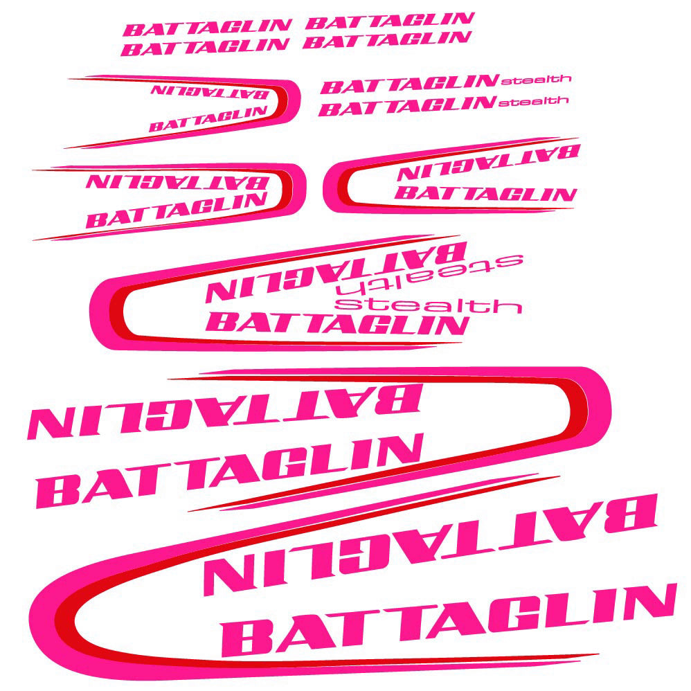 Decal Battaglin 3Cime Stealth 2010, Frame, bike sticker vinyl