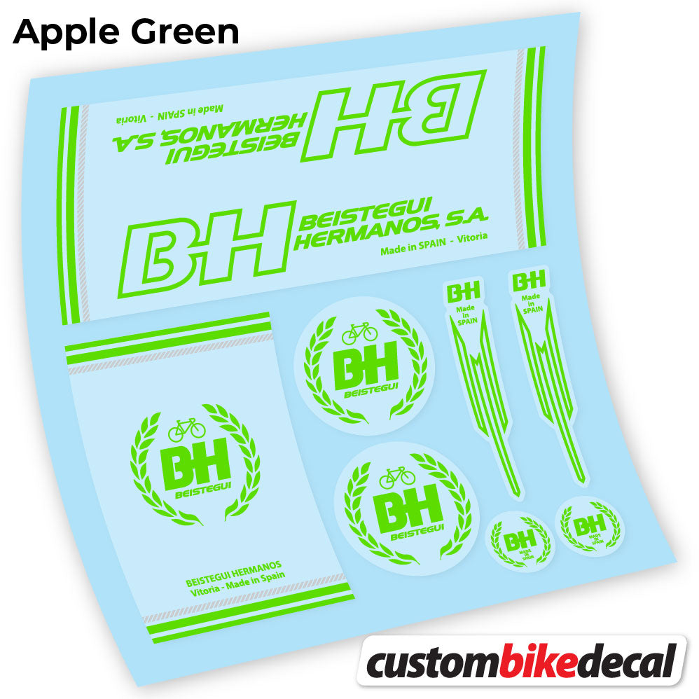 Decal BH, Classic Frame, bike sticker vinyl