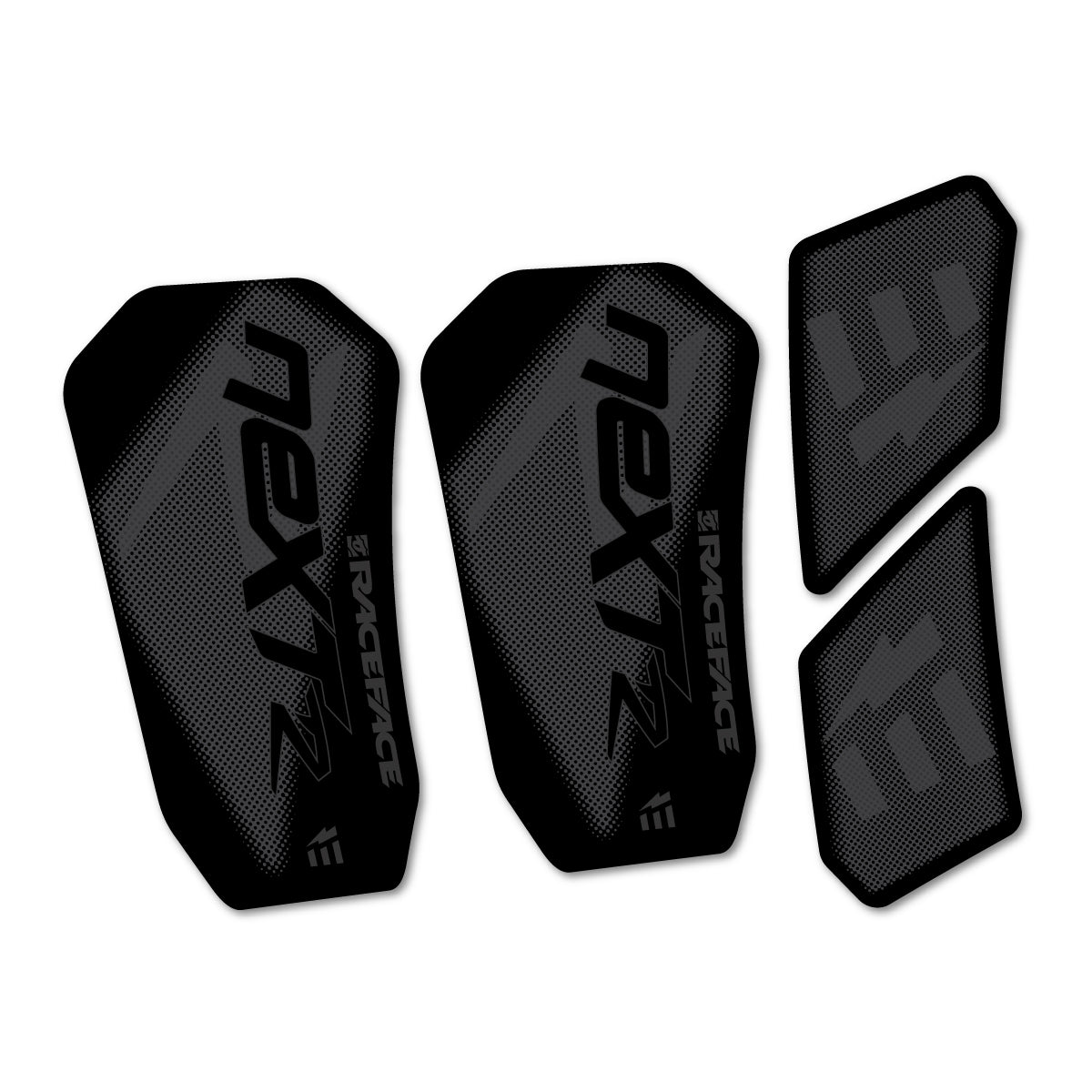 Compatible Stickers for RaceFace NEXT R Ebike Custom Crank 2020-2025, Crankset vinyl decals - Very Dark Grey