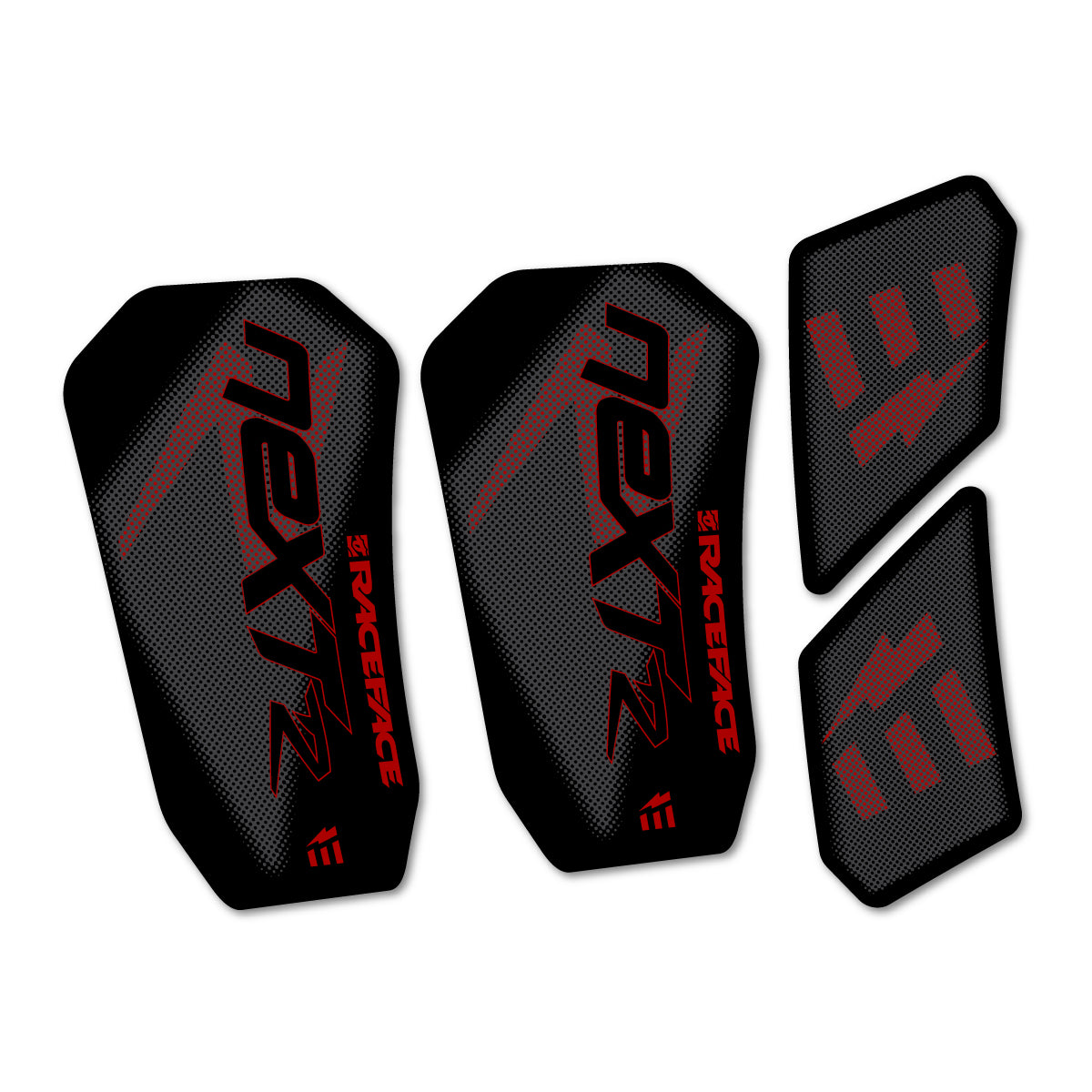 Compatible Stickers for RaceFace NEXT R Ebike Custom Crank 2020-2025, Crankset vinyl decals - Dark Red