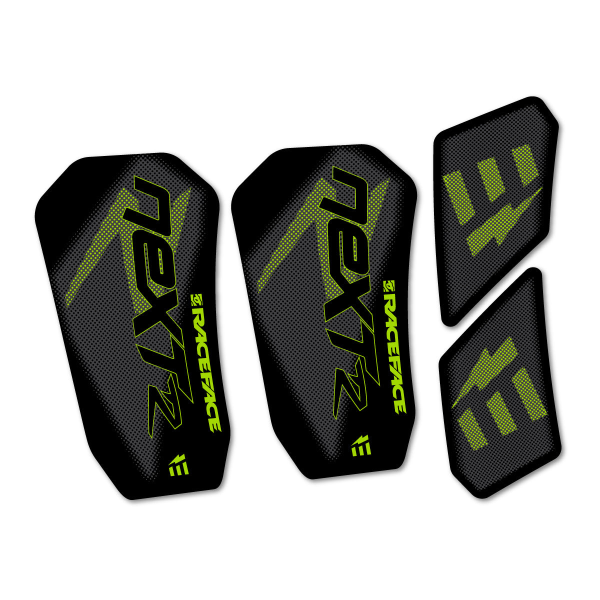 Compatible Stickers for RaceFace NEXT R Ebike Custom Crank 2020-2025, Crankset vinyl decals - Lime Green