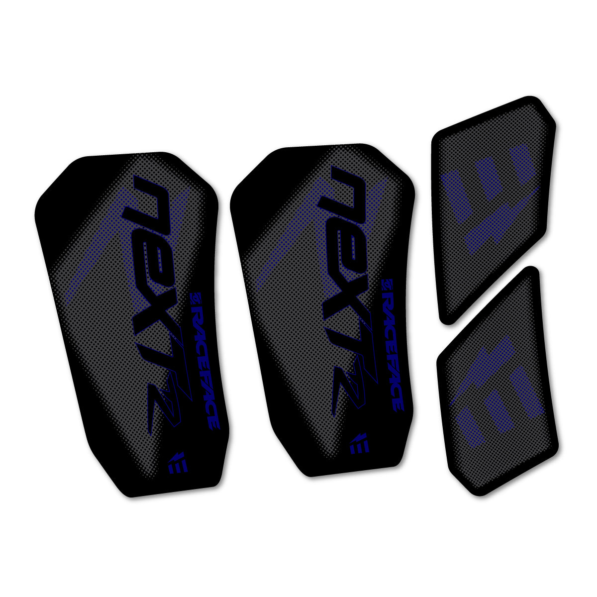 Compatible Stickers for RaceFace NEXT R Ebike Custom Crank 2020-2025, Crankset vinyl decals - Scandinavian Blue