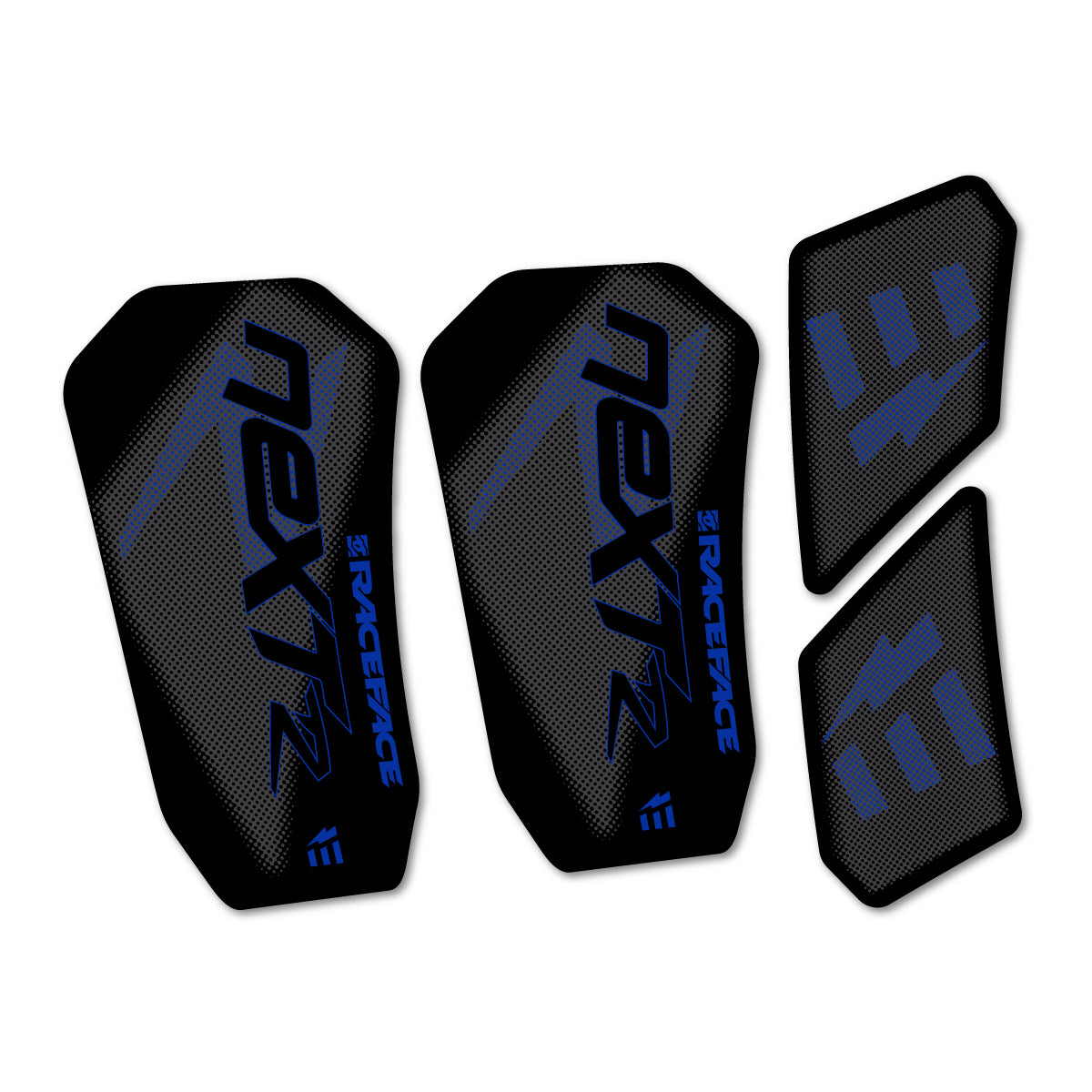 Compatible Stickers for RaceFace NEXT R Ebike Custom Crank 2020-2025, Crankset vinyl decals - Ultramarine Blue