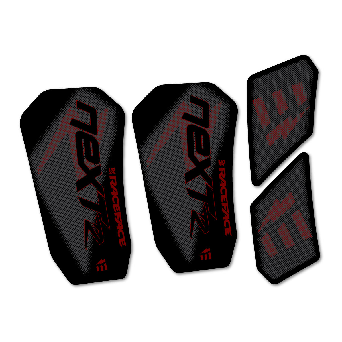 Compatible Stickers for RaceFace NEXT R Ebike Custom Crank 2020-2025, Crankset vinyl decals - Very Dark Red