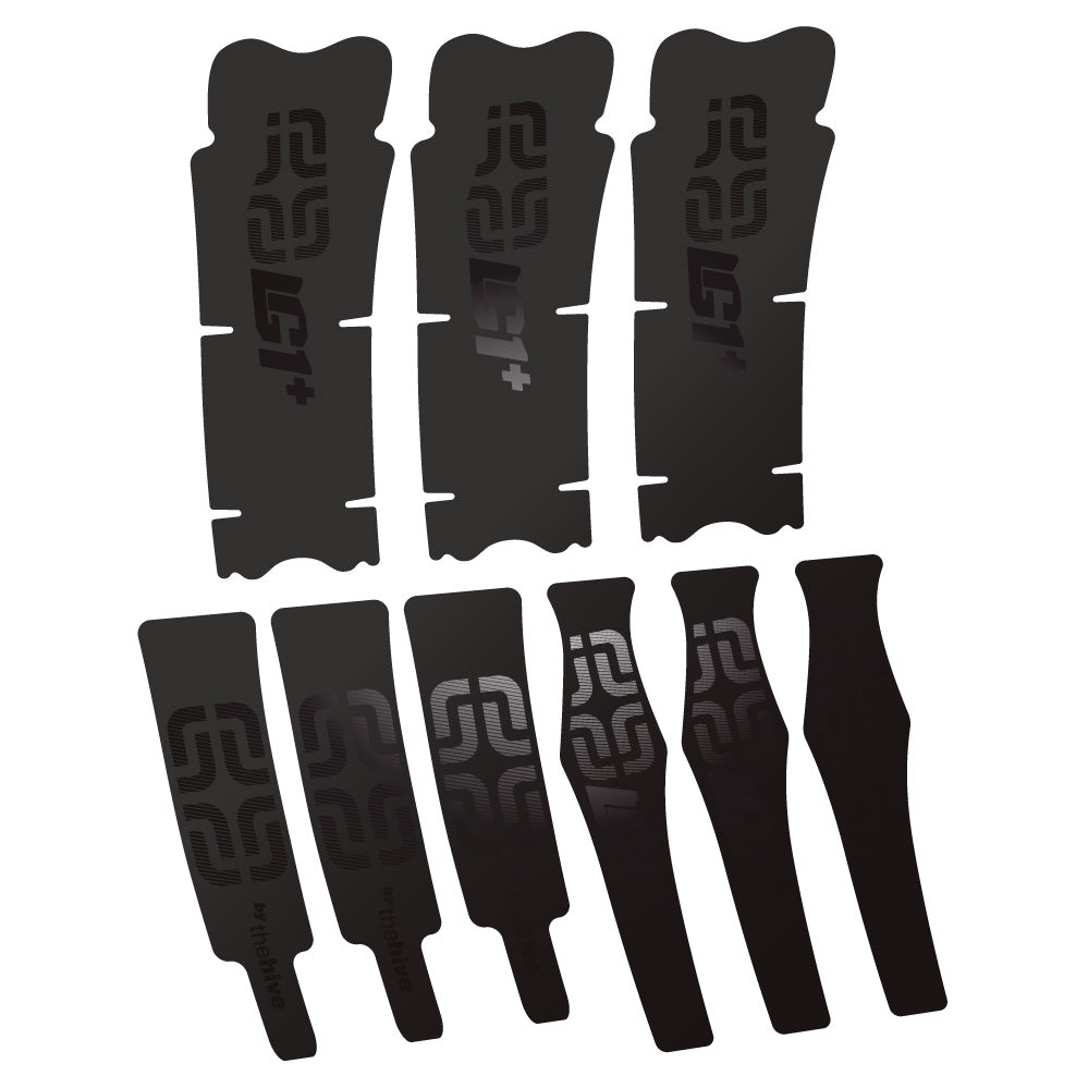 Aufkleber E-thirteen LG1 Plus Carbon, Kurbelgarnitur, Fahrradaufkleber Vinyl