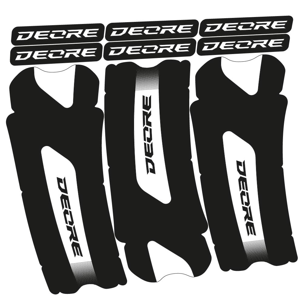 Aufkleber Shimano Deore, Kurbelgarnitur, Fahrradaufkleber Vinyl