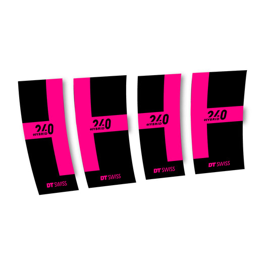 Vinyl Decals for DT Swiss 240 Hybrid 2021-2026 Hub - Fuchsia