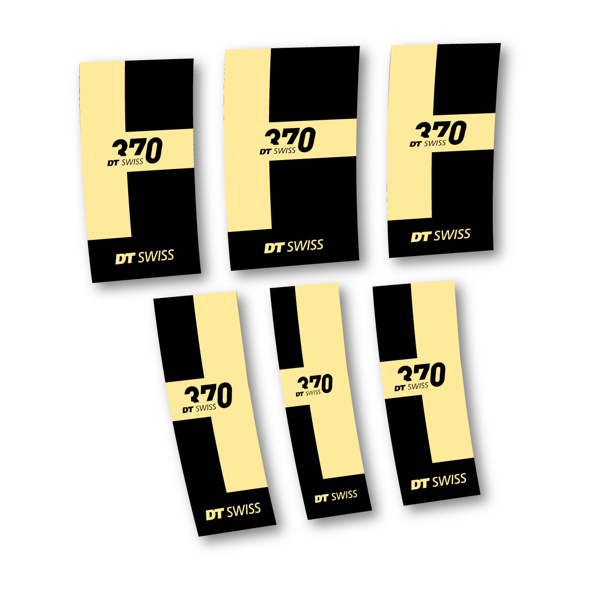 Vinyl Decals for DT Swiss 370 2022-2026 Hub - Cream