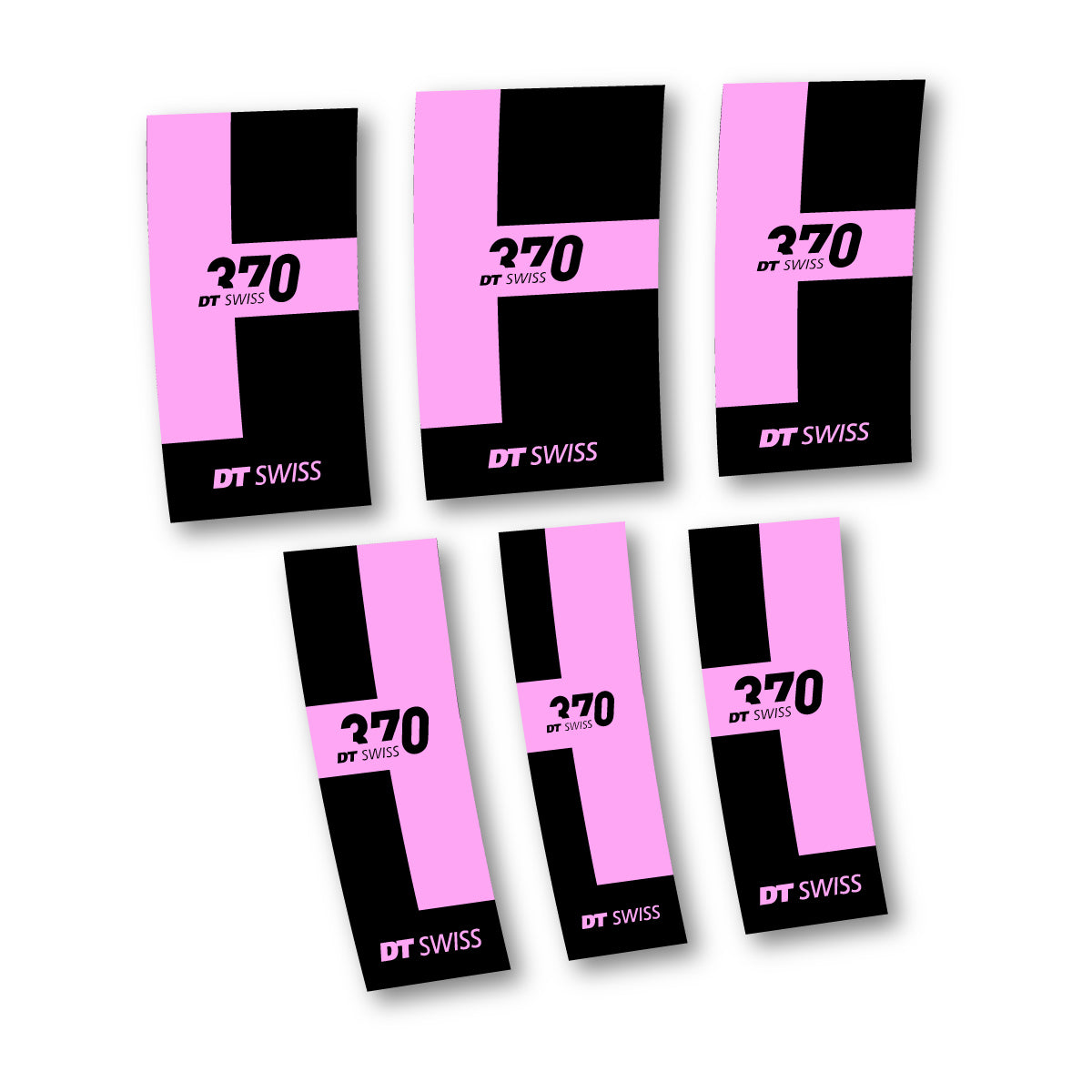 Vinyl Decals for DT Swiss 370 2022-2026 Hub - Light Lilac