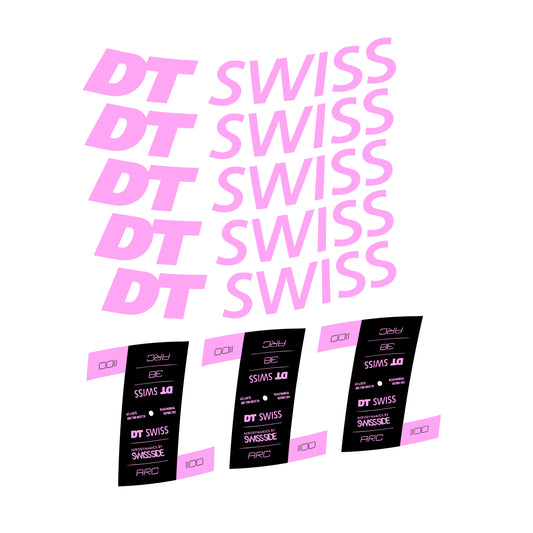 Vinyl decals for DT Swiss ARC 1100 38mm 2022-2025 Rims - Light Lilac