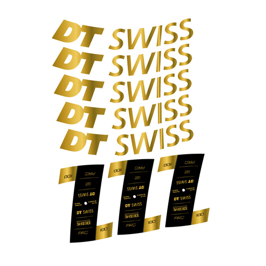 Vinyl decals for DT Swiss ARC 1100 62mm 2020-2026 Rims - Gold