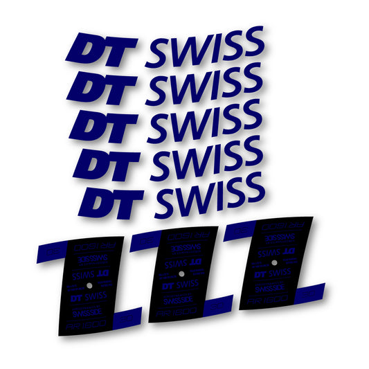 Vinyl decals for DT Swiss AR 1600 30mm 2022-2026 Rims - Scandinavian Blue