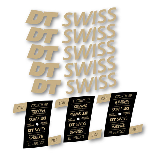 Vinyl decals for DT Swiss E 1800 30mm 2021-2026 Rims - Sand