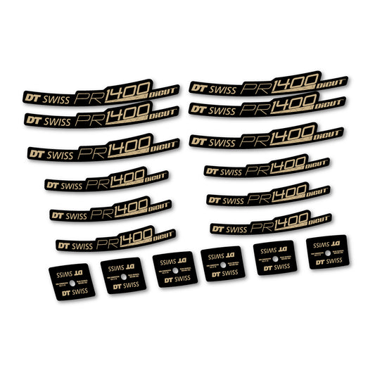 Vinyl Decals for DT Swiss PR 1400 21 2018-2026 Road Wheel 21mm - Sand