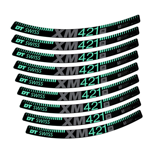 Vinyl decals for DT Swiss XM 421 2017-2026 Rims - Mint