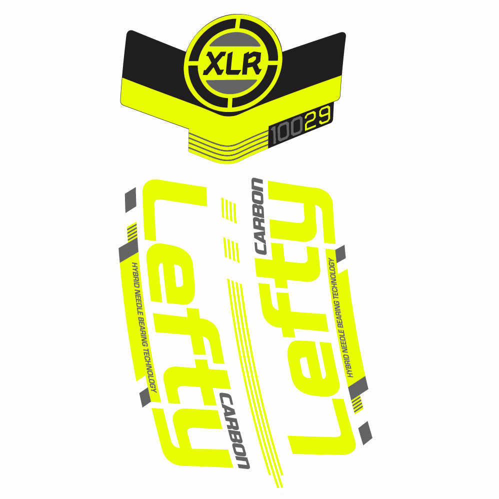Aufkleber Scalpel 29 Team Lefty XLR 100 2015, Gabel 29, Fahrradaufkleber Vinyl