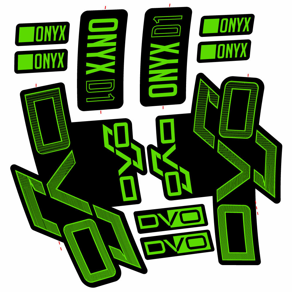 Decal DVO Onyx D1, Fork 29, bike sticker vinyl