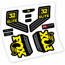 Load image into Gallery viewer, Decal Fox 32 Performance Elite 2016, Fork 29, bike sticker vinyl
