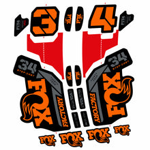 Load image into Gallery viewer, Decal Fox 34 SC Factory 2021, Fork 29, bike sticker vinyl
