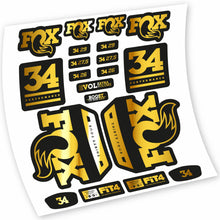 Load image into Gallery viewer, Decal Fox 34 Performance 2018, Fork 29, bike sticker vinyl
