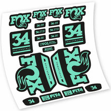 Load image into Gallery viewer, Decal Fox 34 Performance 2018, Fork 29, bike sticker vinyl
