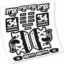 Load image into Gallery viewer, Decal Fox 34 Performance 2018, Fork 29, bike sticker vinyl
