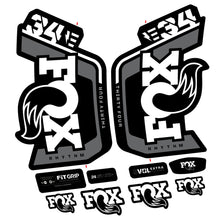 Load image into Gallery viewer, Decal Fox Factory 34 Rhythm E-Bike 2024, Fork 29, bike sticker vinyl
