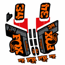 Load image into Gallery viewer, Decal Fox 34 SC Elite 2021, Fork 29, bike sticker vinyl
