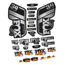 Load image into Gallery viewer, Decal Fox 34 Performance SC 2021, Fork 29, bike sticker vinyl
