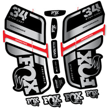 Load image into Gallery viewer, Decal Fox 34 SC Performance 2022, Fork 29, bike sticker vinyl
