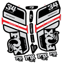 Load image into Gallery viewer, Decal Fox 34 SC Performance 2022, Fork 29, bike sticker vinyl
