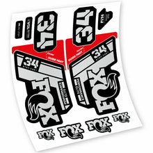 Load image into Gallery viewer, Decal Fox 34 Step Cast Elite 2021, Fork 29, bike sticker vinyl
