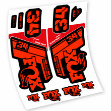 Load image into Gallery viewer, Decal Fox 34 Step Cast Elite 2021, Fork 29, bike sticker vinyl
