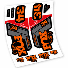 Load image into Gallery viewer, Decal Fox 34 Step Cast Elite 2021, Fork 29, bike sticker vinyl
