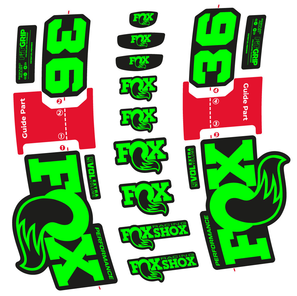 Aufkleber FOX 36 Performance, Gabel 29, Fahrradaufkleber Vinyl