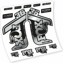 Load image into Gallery viewer, Decal Fox 36 Rhythm 2021, Fork 29, bike sticker vinyl
