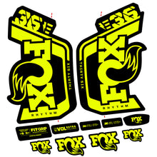 Load image into Gallery viewer, Decal Fox Factory 36 Rhythm E-Bike 2024, Fork 29, bike sticker vinyl
