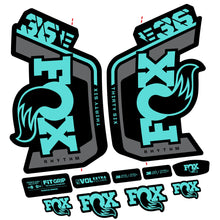 Load image into Gallery viewer, Decal Fox Factory 36 Rhythm E-Bike 2024, Fork 29, bike sticker vinyl

