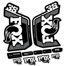 Load image into Gallery viewer, Decal Fox Factory 38 Rhythm 2024, Fork 29, bike sticker vinyl
