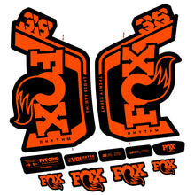 Load image into Gallery viewer, Decal Fox Factory 38 Rhythm 2024, Fork 29, bike sticker vinyl
