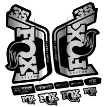 Load image into Gallery viewer, Decal Fox Factory 38 Rhythm 2024, Fork 29, bike sticker vinyl
