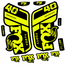 Load image into Gallery viewer, Decal Fox 40 Performance 2021, Fork 29, bike sticker vinyl
