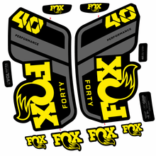 Load image into Gallery viewer, Decal Fox 40 Performance 2021, Fork 29, bike sticker vinyl
