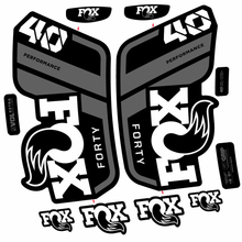 Load image into Gallery viewer, Decal Fox 40 Performance 2021, Fork 29, bike sticker vinyl
