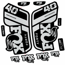 Load image into Gallery viewer, Decal Fox 40 Performance 2021, Fork 29, bike sticker vinyl

