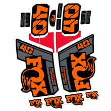 Load image into Gallery viewer, Decal FOX 40 Performance Elite 2022, Fork 29, bike sticker vinyl
