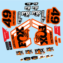 Load image into Gallery viewer, Decal fox 49 factory 2019, Fork 29, bike sticker vinyl
