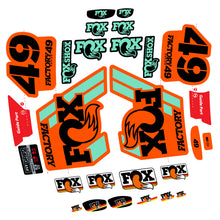 Load image into Gallery viewer, Decal fox 49 factory 2019, Fork 29, bike sticker vinyl
