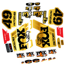 Load image into Gallery viewer, Decal fox 49 factory 2019, Fork 29, bike sticker vinyl
