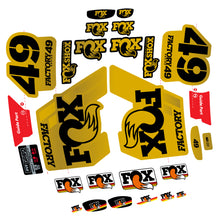 Load image into Gallery viewer, Decal fox 49 factory 2019, Fork 29, bike sticker vinyl
